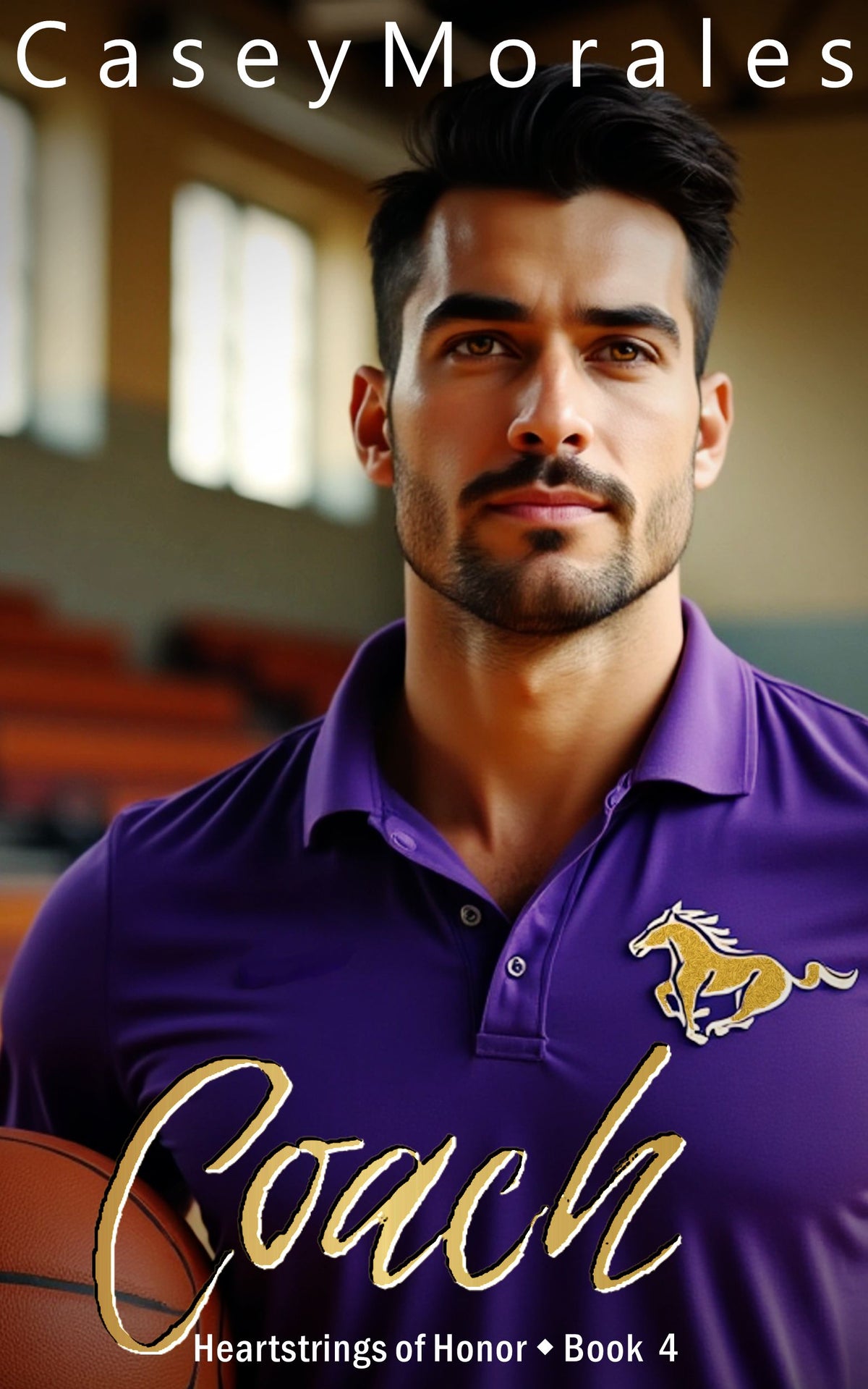 Coach by Casey Morales, signed paperback, Heartstrings of Honor Book 4, OwnVoices MM romcom