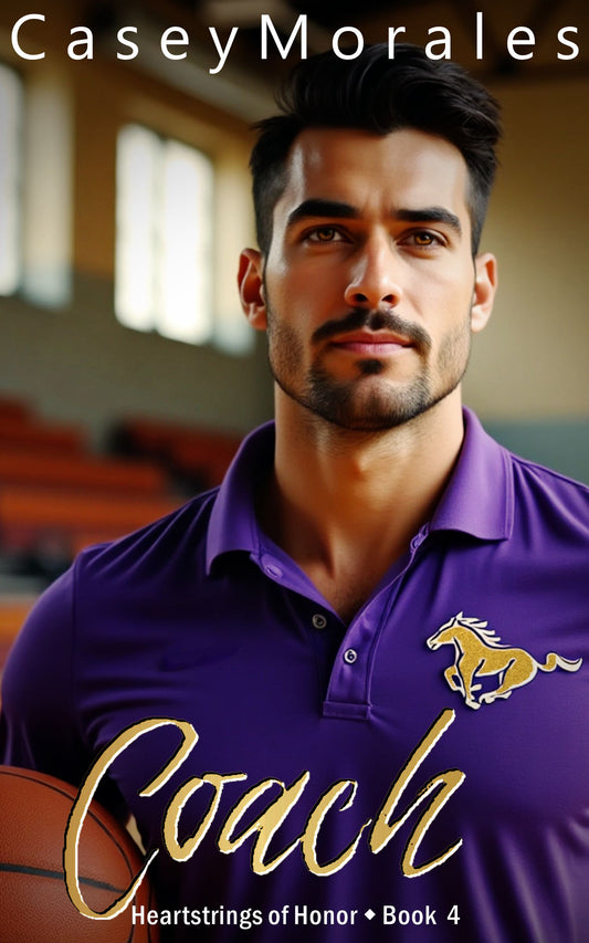 Coach by Casey Morales, signed paperback, Heartstrings of Honor Book 4, OwnVoices MM romcom