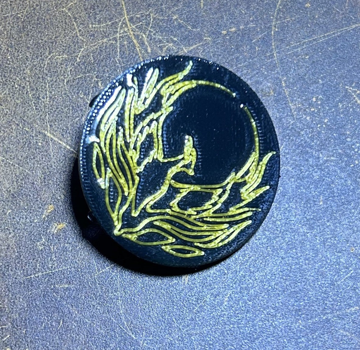 Phoenix Pin (from Of Crowns & Quills series)