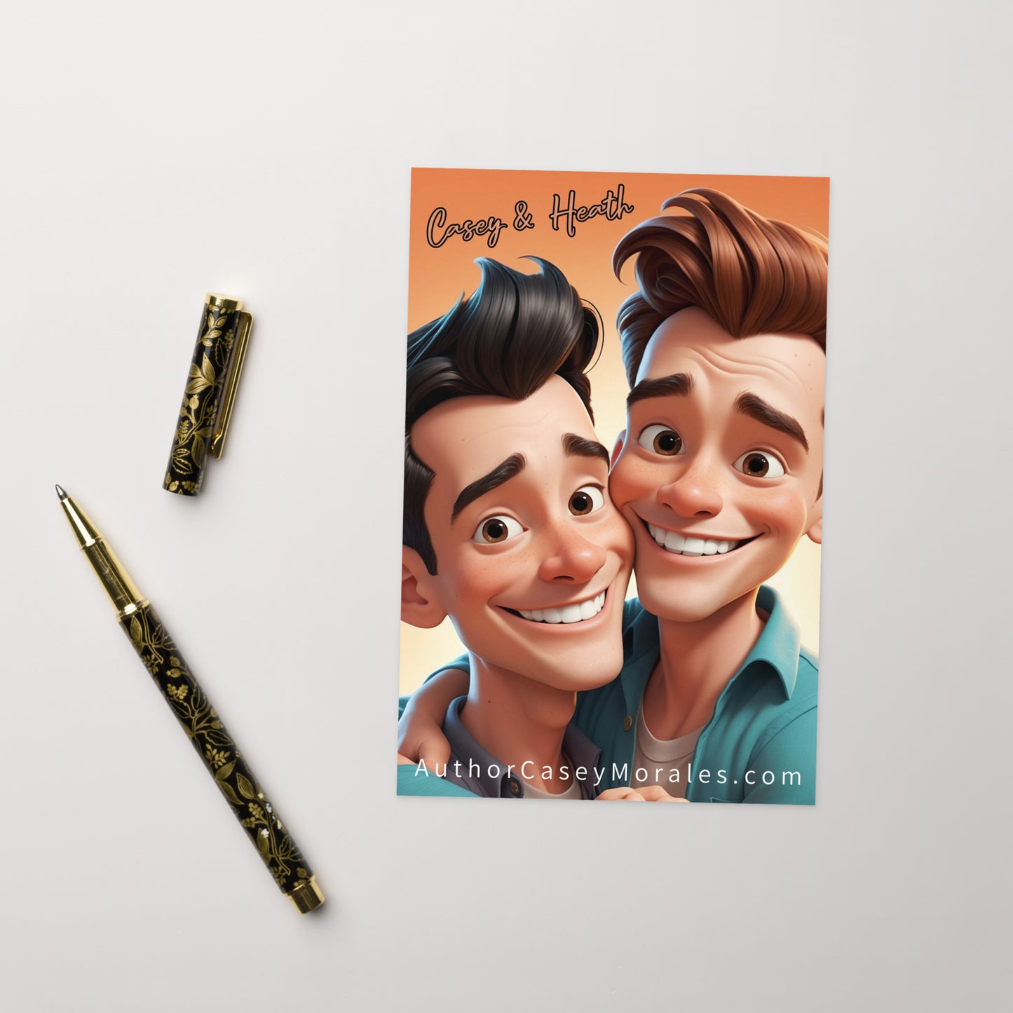 Greeting card: Casey & Heath