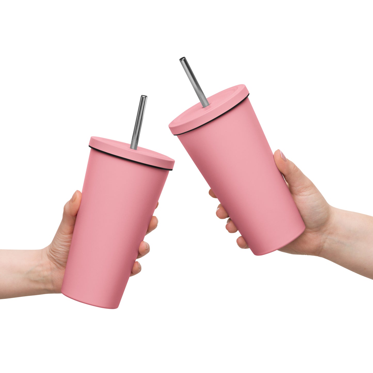 Insulated tumbler with a straw: Casey & Heath