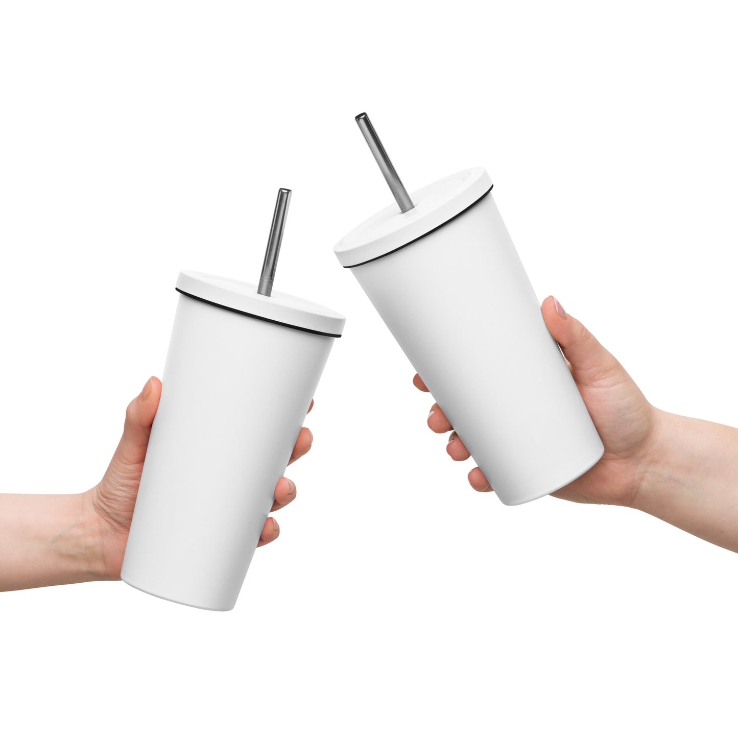 Insulated tumbler with a straw: Casey & Heath