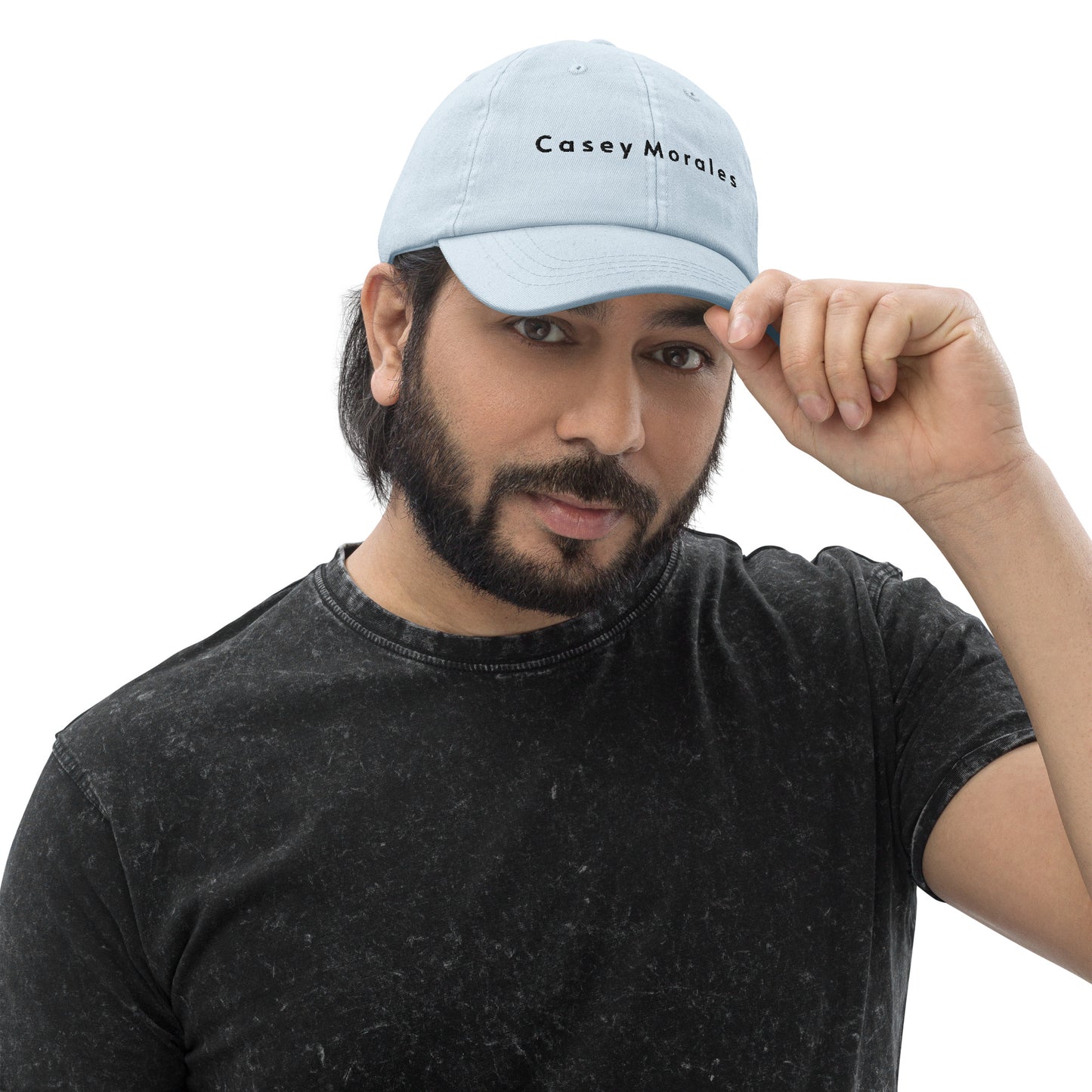 Pastel baseball hat: Casey Morales Branding