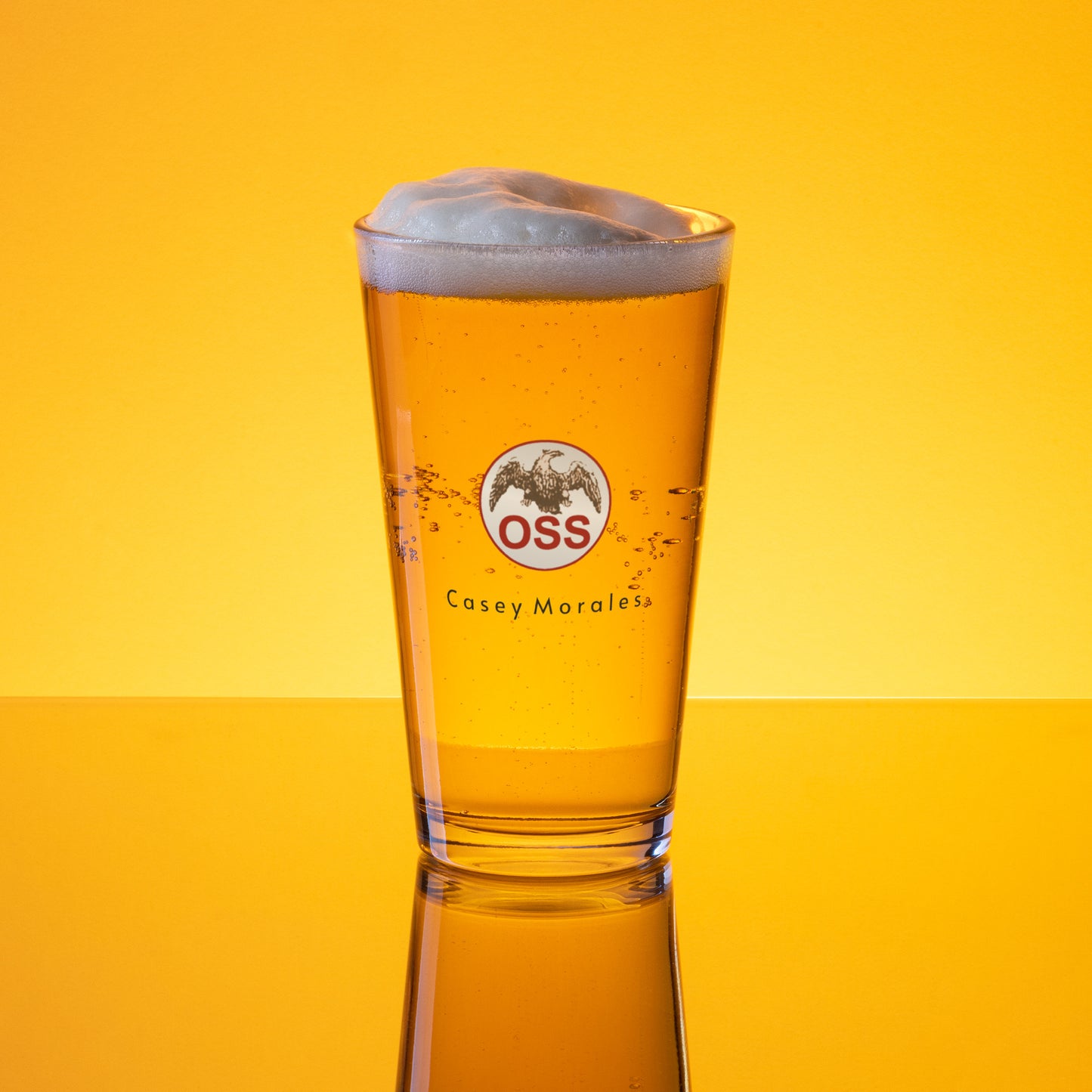 Shaker pint glass: OSS