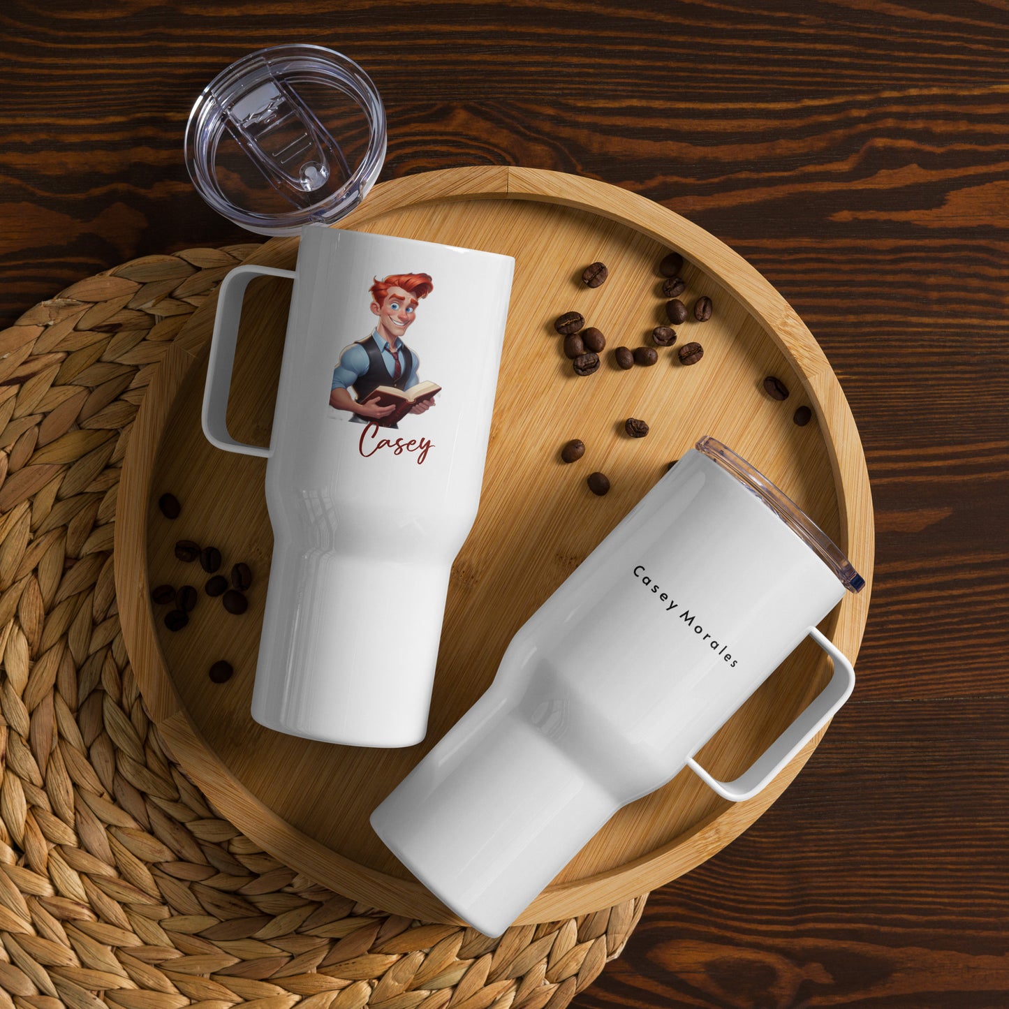 Travel mug with a handle: Casey 1