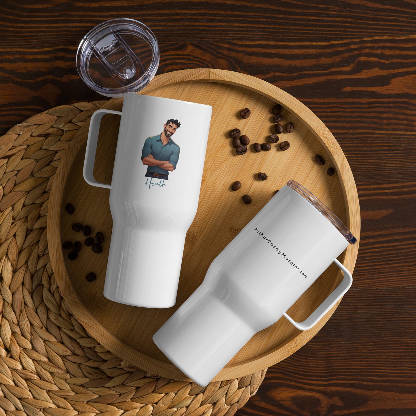 Travel mug with a handle: Heath 2