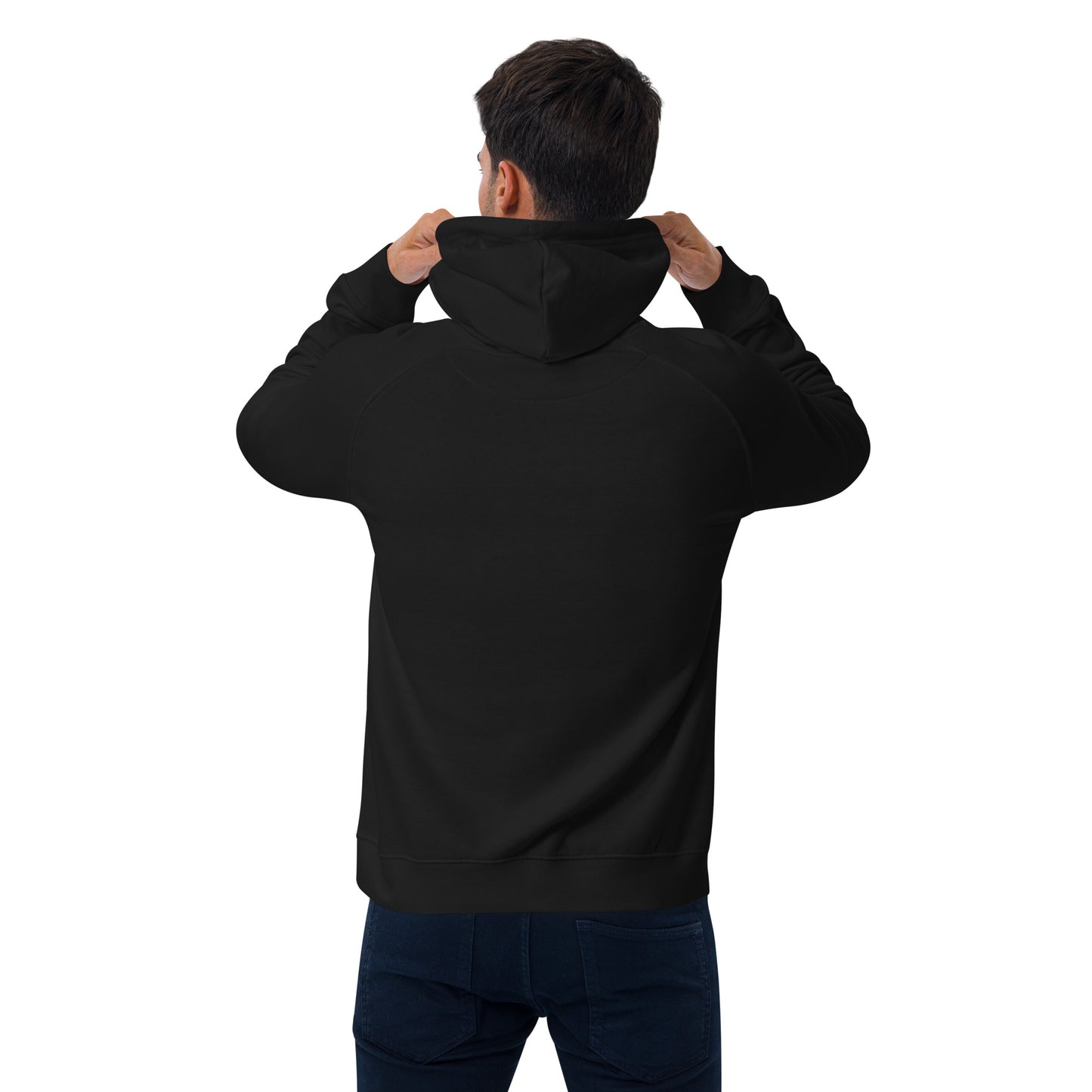 Men's eco raglan hoodie: Morales Mangoes