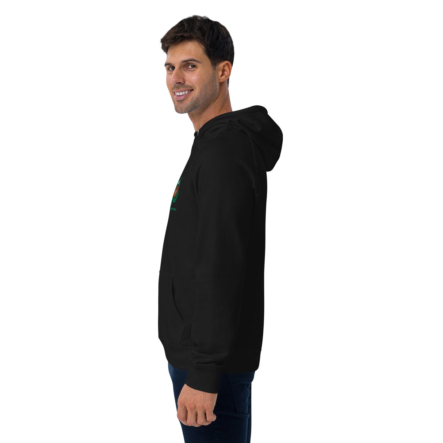 Men's eco raglan hoodie: Morales Mangoes