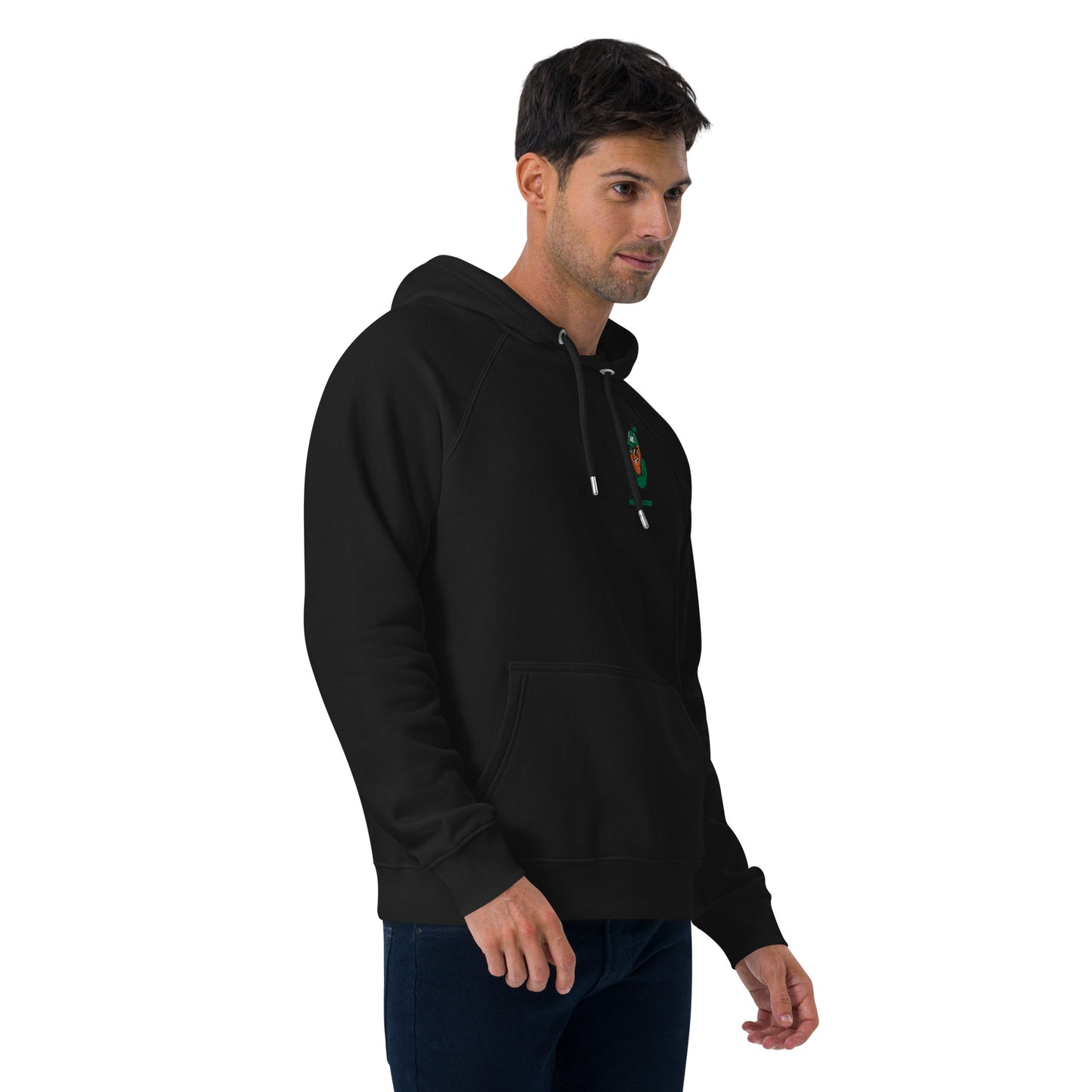 Men's eco raglan hoodie: Morales Mangoes