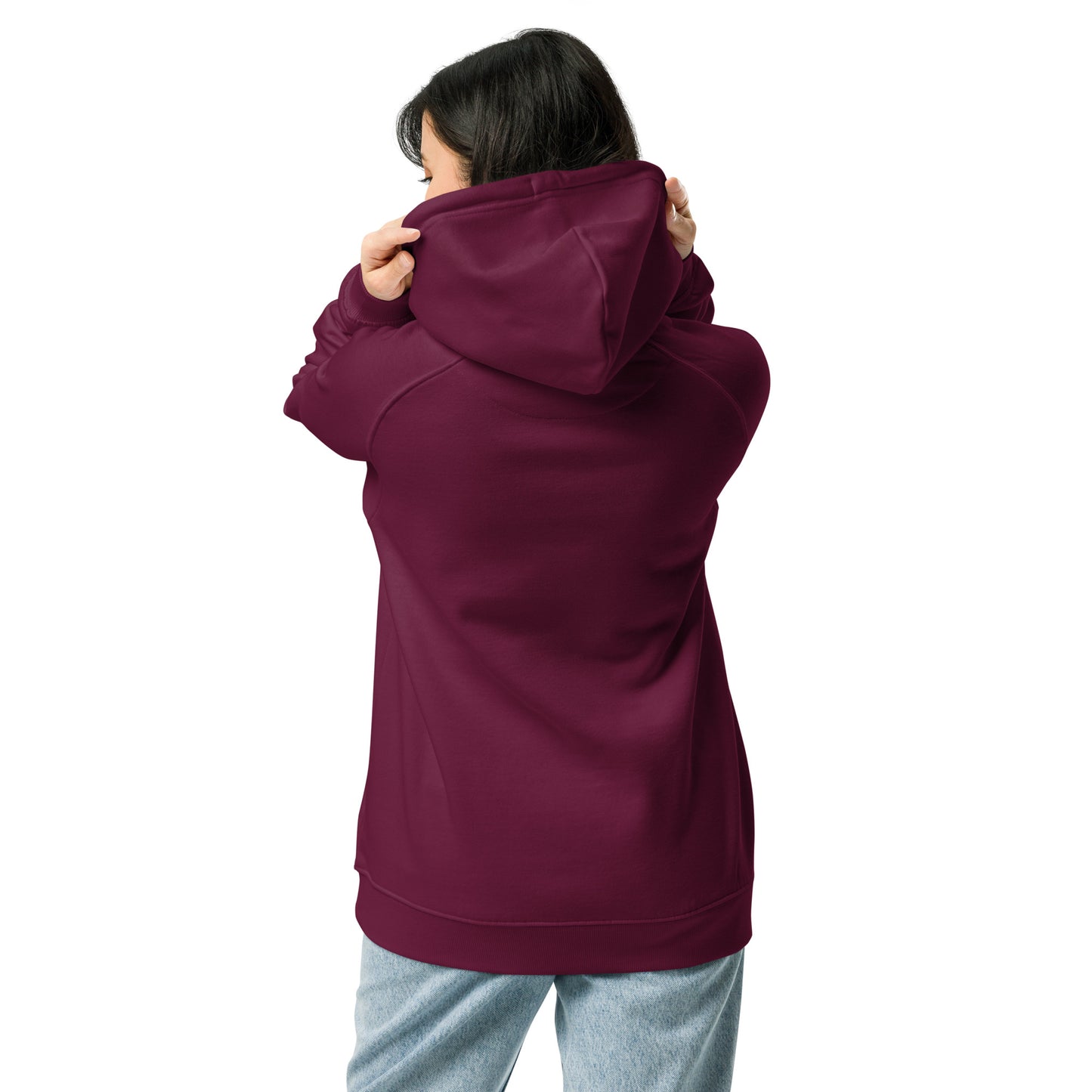 Women's eco raglan hoodie