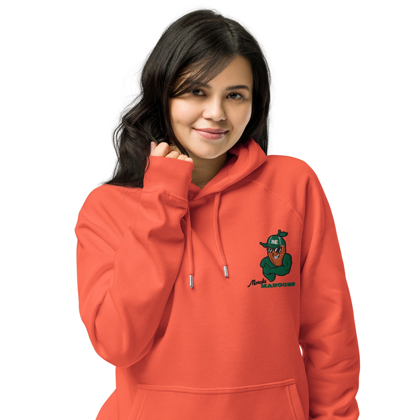 Women's eco raglan hoodie