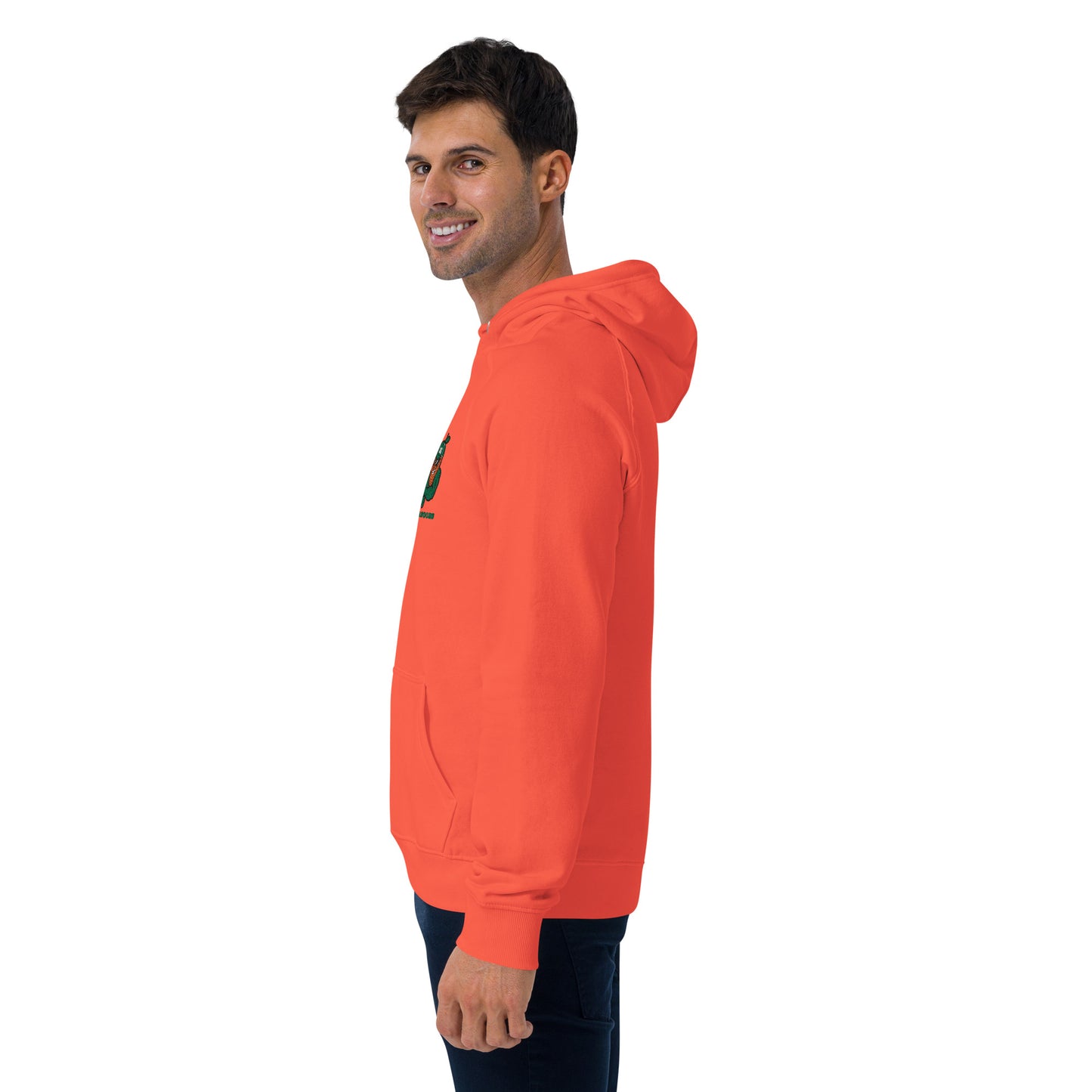 Men's eco raglan hoodie: Morales Mangoes