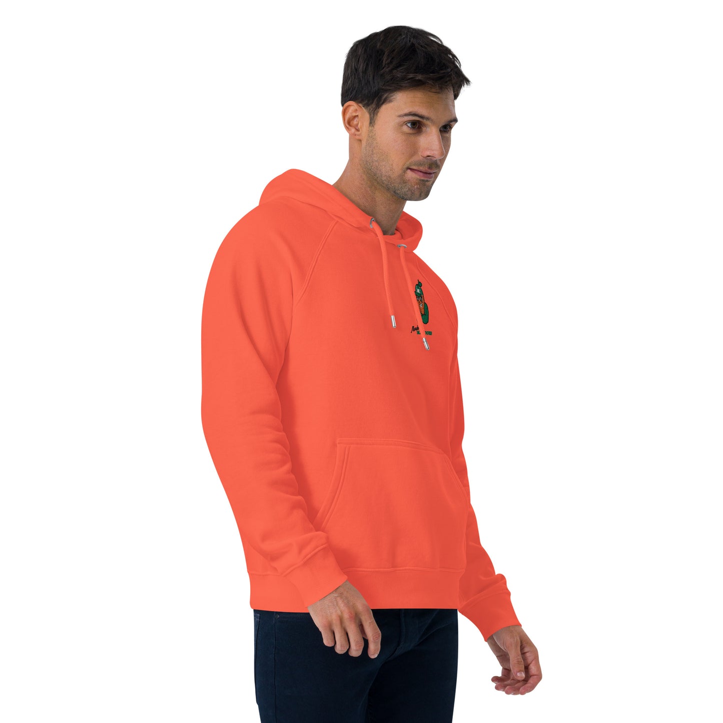 Men's eco raglan hoodie: Morales Mangoes