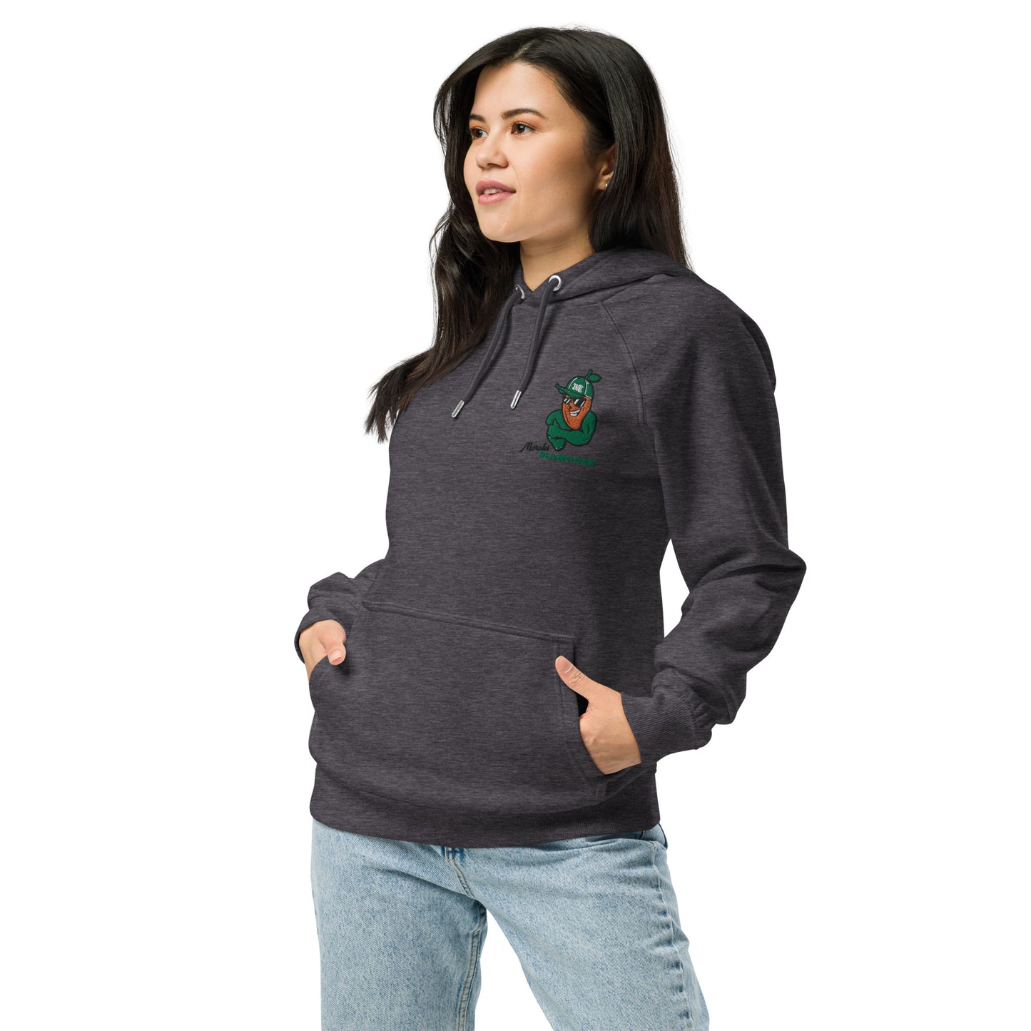 Women's eco raglan hoodie