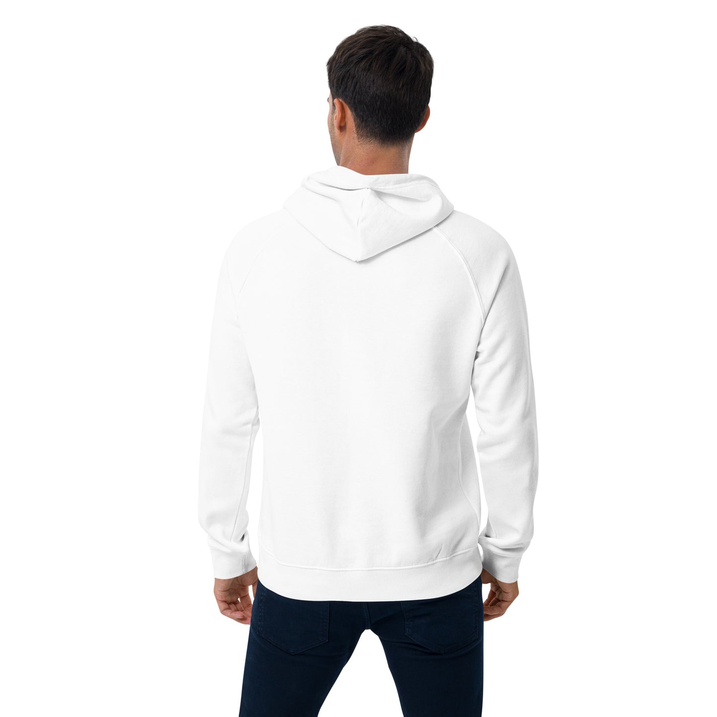 Men's eco raglan hoodie: Morales Mangoes