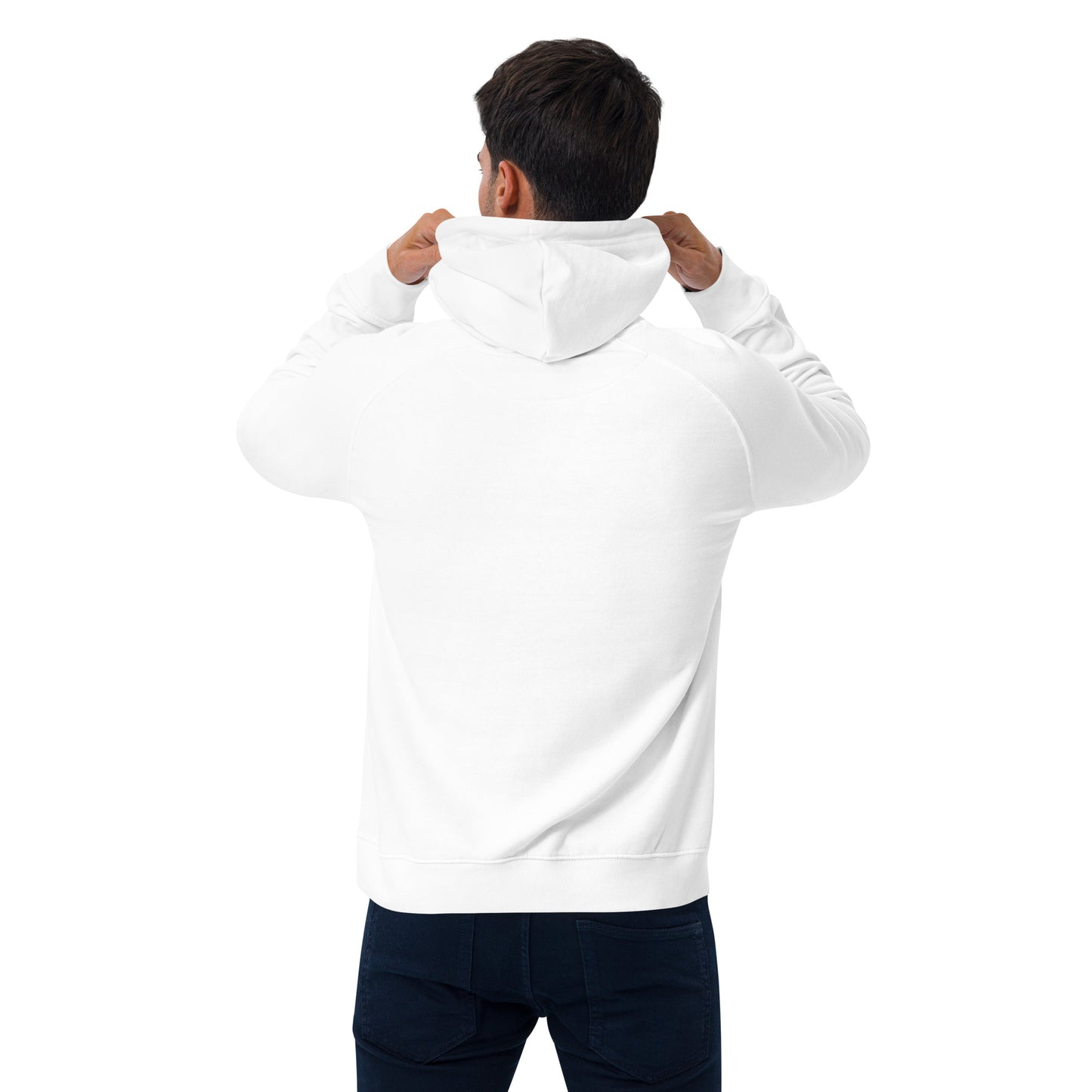 Men's eco raglan hoodie: Morales Mangoes