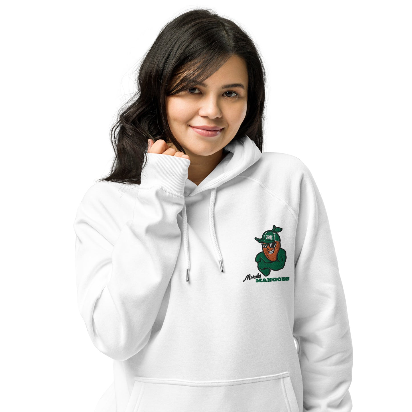 Women's eco raglan hoodie