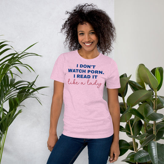 Unisex t-shirt: Like a Lady