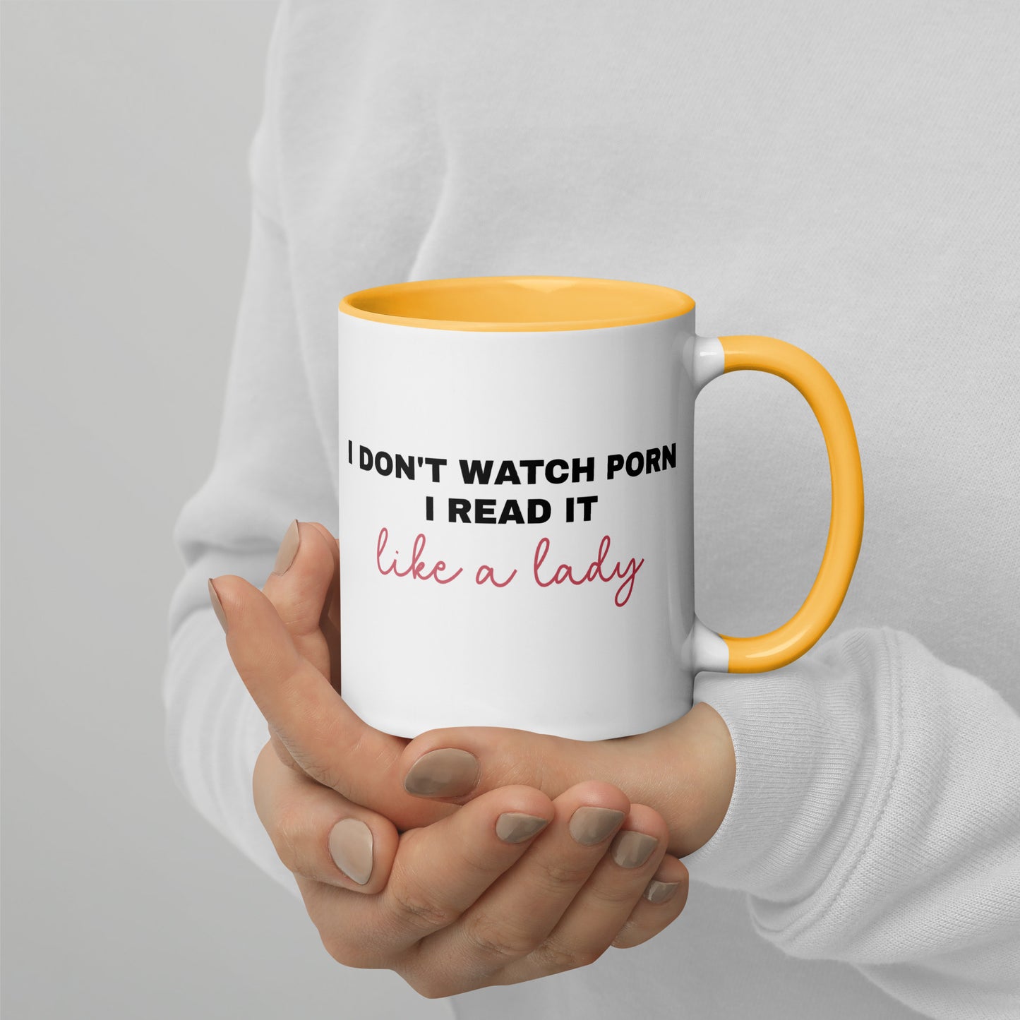 Mug with Color Inside: Like a Lady